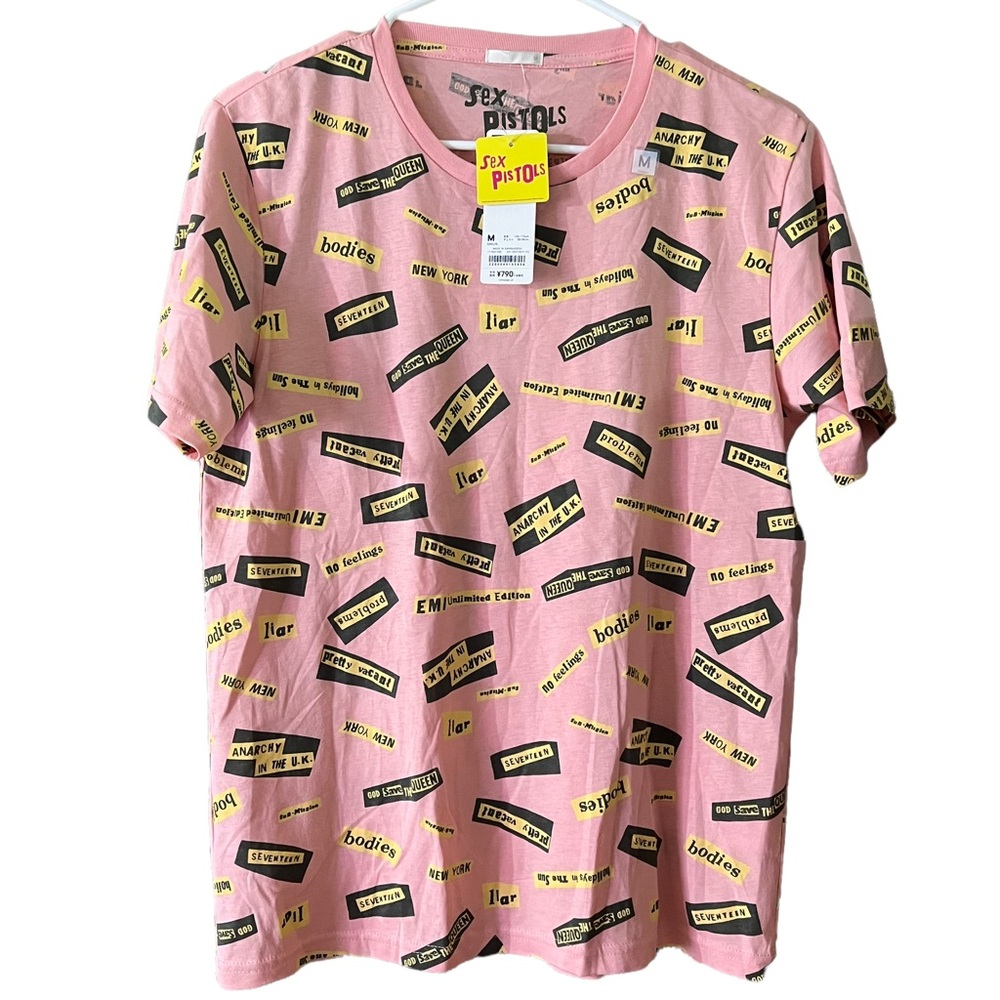 Sex Pistols pink shirt Japan Gu